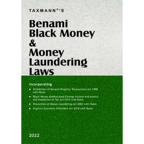 Taxmann's Benami Black Money & Money Laundering Laws